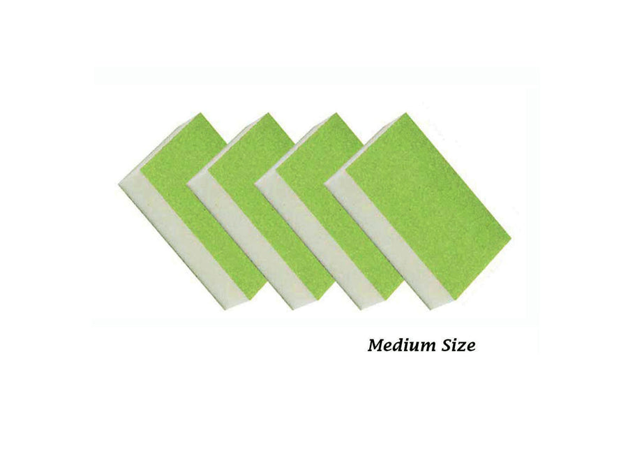Disposable green medium slim buffer