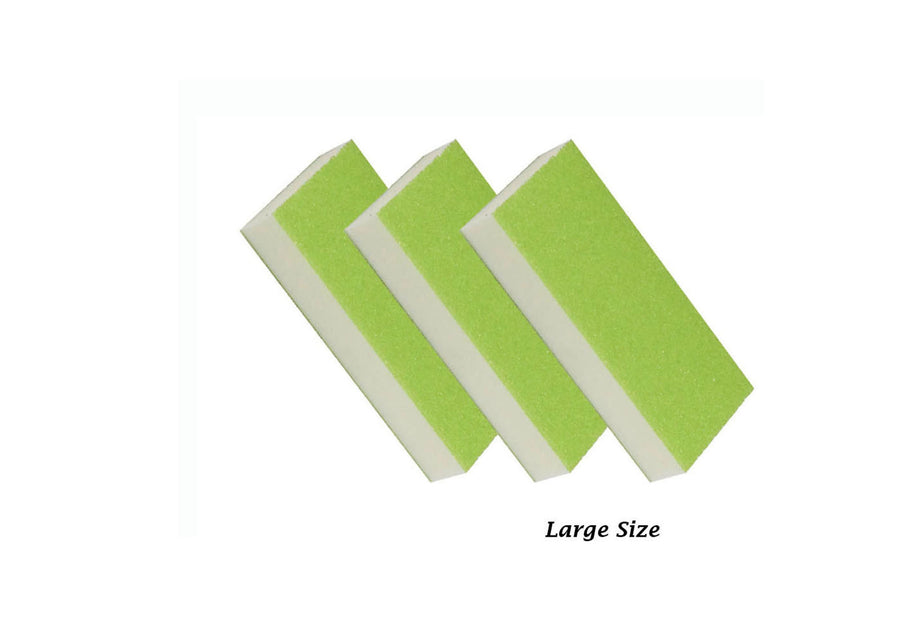 Disposable green large slim buffer