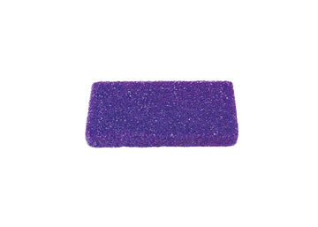 Disposable purple pumice sponge