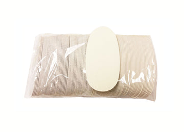 Disposable white foot file pad