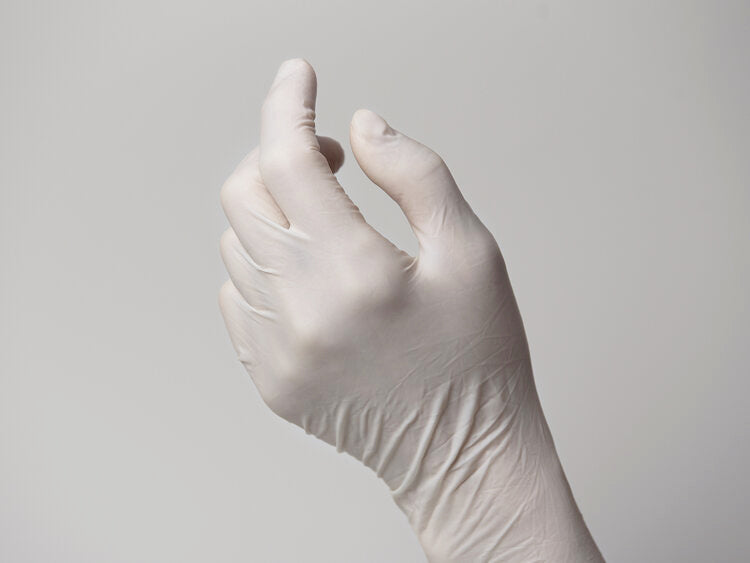 Disposable latex gloves(xsmall, medium)